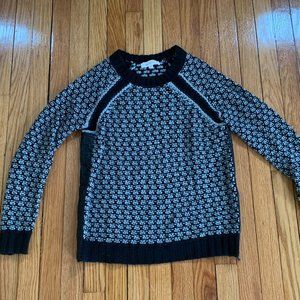 Vince Camuto crewneck sweater with side zip detail